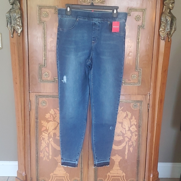 SPANX Denim - 0608 Spanx Distressed Denim Skinny Jeans